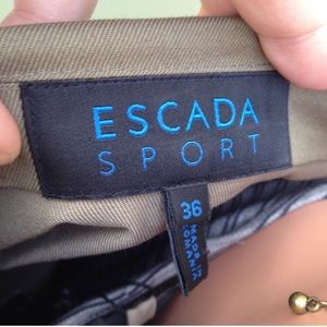 Escada Jackets & Coats - Escada Sport Utility Short Sleeve Jacket Escada Jackets & Coats - Escada Sport Utility Short Sleeve Jacket